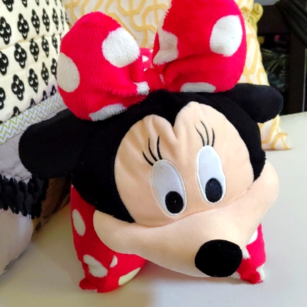 Disney Pink and White Plush pillow
